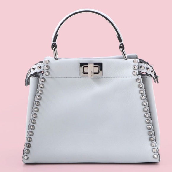 Fendi Nappa Micro Studded Mini Peekaboo - Picture 2 of 15